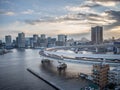 View From Rainbow Bridge, Tokyo, Japan, South Route Royalty Free Stock Photo